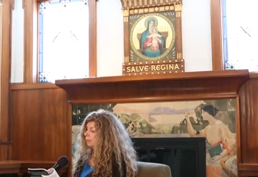 Marie Howe reads her poem Annunciation to Krista Tippett for On Being