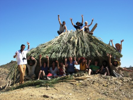 MUM students complete adobe house from scratch in Texas desert