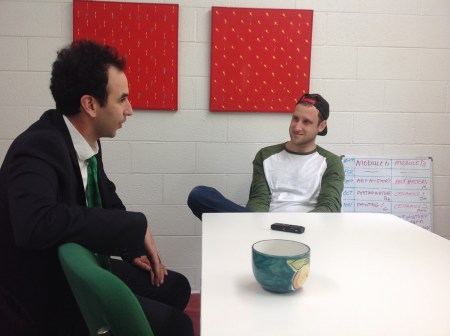 Amine Kouider (left) Dan Hyman (rt)