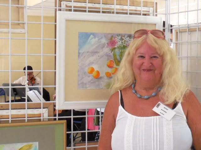 Betsy Randel at her artshow
