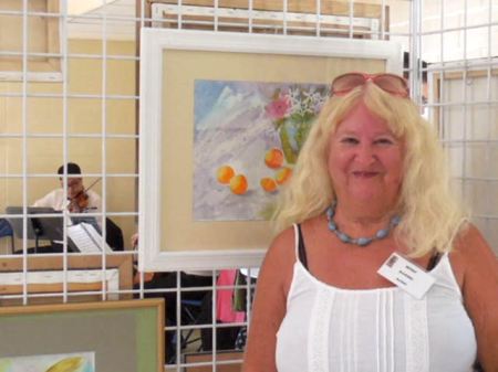 Betsy Randel at her artshow