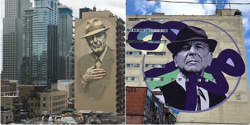Montreal murals of Leonard Cohen