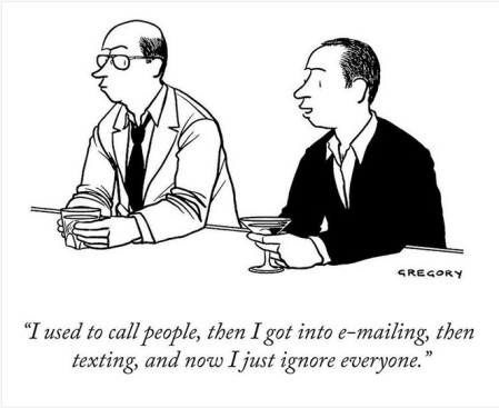 Stages of communication through technology by Alex Gregory #TNYcartoons.png