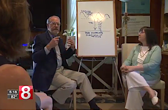 Richard Dalby explains how TM works for WTNH 8