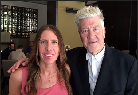 Marianne Schnall and David Lynch